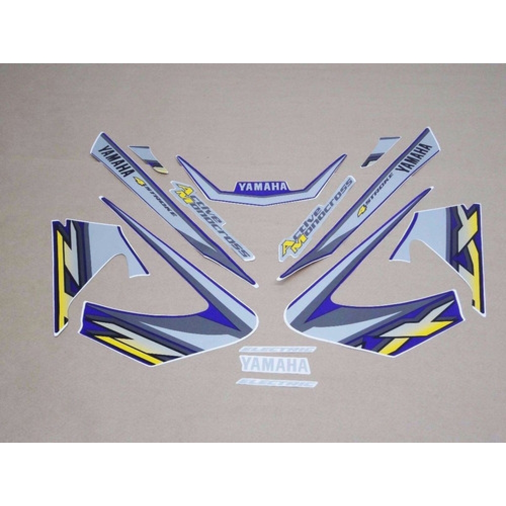 Kit Adesivos Yamaha Xtz 125 2003 Azul Jogo Adesivo