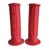 Par De Manopla Punho Moto Moto Xre 190 Bros 160 Xre 300 Modelo Original Vermelha