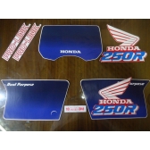 Kit Adesivos Faixa Xlx 250 Xl250x 1991 Vermelha Jogo Adesivo