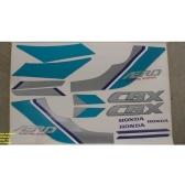 Kit Adesivos Faixa Cbx 150 Aero 91 Moto Perola Jogo Adesivo