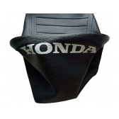 Capa De Banco Moto Cg 125 1986 1987 1988 1989 Modelo Original C/ Escrita Honda - Preto