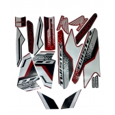 Kit Adesivos Cb 250 F Twister 2021 Cbs Vermelha Jogo Adesivo - Moto Vermelha 2021