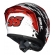 Capacete Moto Norisk Flow Moto Gp 96 Daytona Branco C/ Spoiler + Viseira Colorida Extra Lançamento