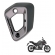 Protetor Ponta Escape Escapamento Moto Cb 300f Twister 2023 2024 2025  Mod Original - Preto Fosco