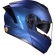 Capacete Moto Robocop Escamoteável Norisk Force 2 Blue Azul Fosco Articulado C/ Óculos E Selo Inmetro