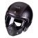 Capacete Aberto Custom Bieffe B45 Harley Old School Vintage Cafe Racer Preto Couro Marrom C/ Selo Inmetro