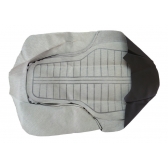 Capa Banco Moto Cg 125 1983 1984 1985 Modelo Original Preta C/ Escrita Honda - Preto