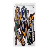 Kit Adesivos Faixa Titan 125 1999 2000 Vermelha Jogo Adesivo