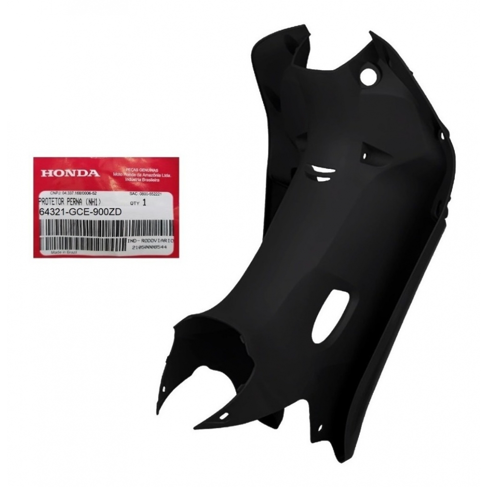 Capa Protetor Pernas Biz 100 C100 1998 1999 2000 2001 2002 2003 2004 2005 Preto Original Honda - Danidreia
