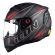 Capacete Moto Peels Icon 23 Fast Esportivo Preto Vermelho Fosco Masculino Feminino C/ Selo Inmetro - Preto / Vermelho
