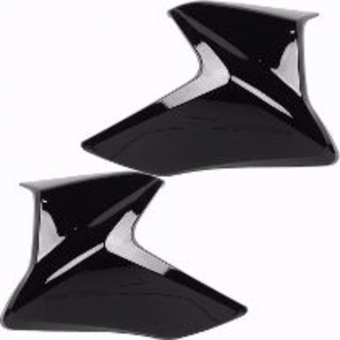 Par De Carenagem Aba Lateral Tanque Cb300 Cb 300 R Moto Preta 2013 2014 2015 Modelo Original