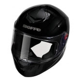 Capacete Moto Fechado Bieffe b12 b 12 Solid Classic Esportivo C/ Selo Inmetro Lançamento - Preto Brilho