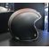 Capacete Aberto Custom Bieffe B45 Harley Old School Vintage Cafe Racer Preto Couro Marrom C/ Selo Inmetro