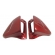 Par De Carenagem Aba Lateral Tanque Cbx 200 Strada Vermelha 2000 2001 2002 Modelo Original - Vermelha 2000 2001 2002