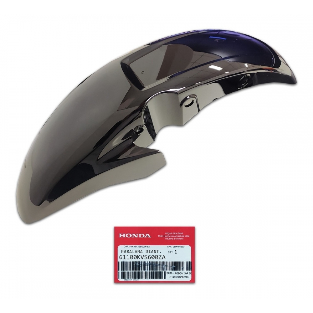 Paralama Dianteiro Preto Moto Titan 150 Fan 150 2009 2010 2011 2012 2013 Preta Original Honda