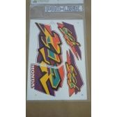 Kit Adesivos Faixa Xlr125 Xlr 125 98 Vermelha Jogo Adesivo