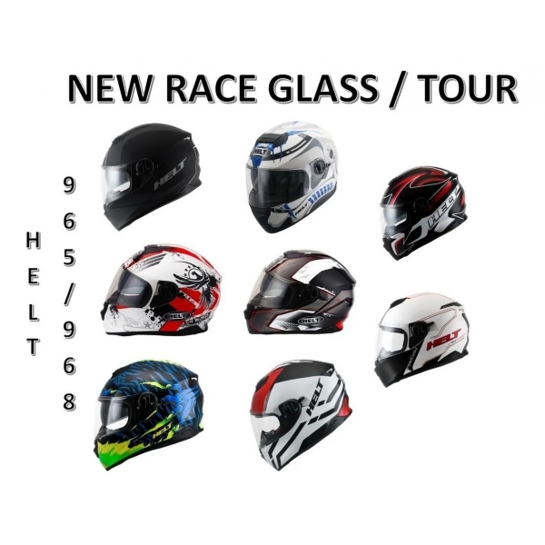 Viseira Camaleão Capacete Helt New Race Glass Iridium Colorida