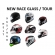 Viseira Camaleão Capacete Helt New Race Glass Iridium Colorida