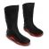 Bota Esportiva Impermeável Galocha Chuva Borracha P/ Motoqueiro Motoboy Sete Légua - Preto