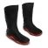 Bota Esportiva Impermeável Galocha Chuva Borracha P/ Motoqueiro Motoboy Sete Légua - Preto