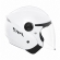 Capacete Moto Aberto Joy 23 San Marino By Taurus Branco Custom Vintage C/ Acabamento Interno Couro