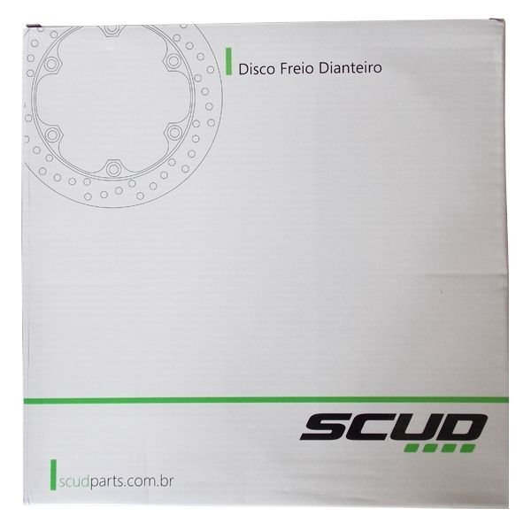 Disco De Freio Dianteiro Moto Xtz 250 Lander Modelo Original Ventilado - Scud