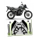 Kit Adesivos Faixas Moto XTZ 150 Crosser 2023 2024 Preta Jogo Adesivo Jotaesse