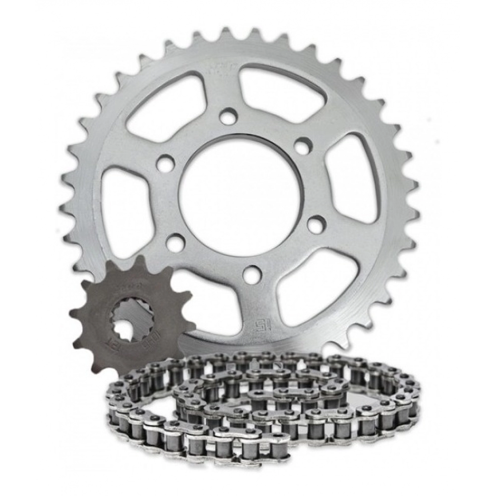 Kit Relação / Transmissão Stx 200 Motard / Stx 200 ( Corrente / Coroa / Pinhão ) - Allen