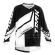 Camisa Moto Cross Trilha Raly Factory Edition Preta Branca - Preto