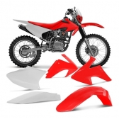 Kit Plásticos Roupa Crf 230 2008 A 2014 Conjunto Carenagem