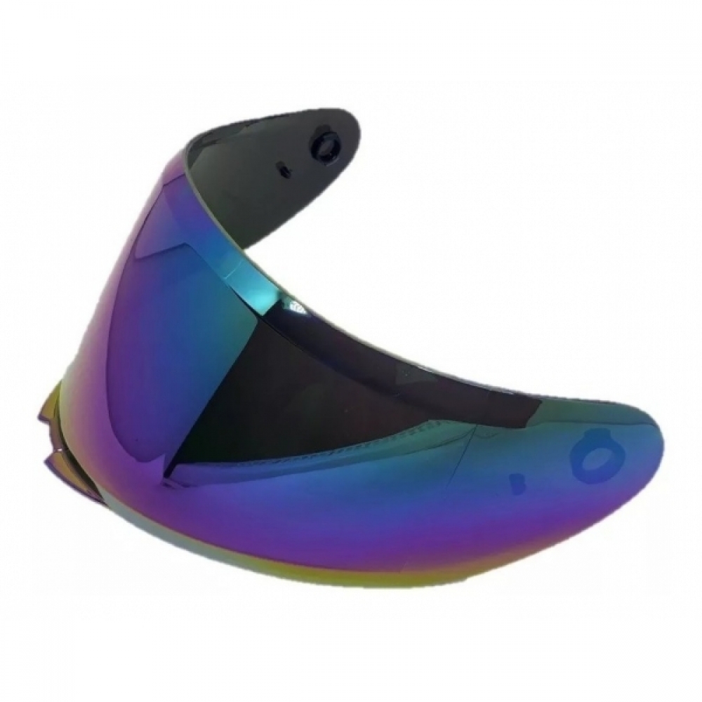 Viseira Colorida Capacete Ebf Xtroy FF526 Cosmic Helt 978 Polar / Helt 981 Avante Class Anti Risco - Iridium Camaleão