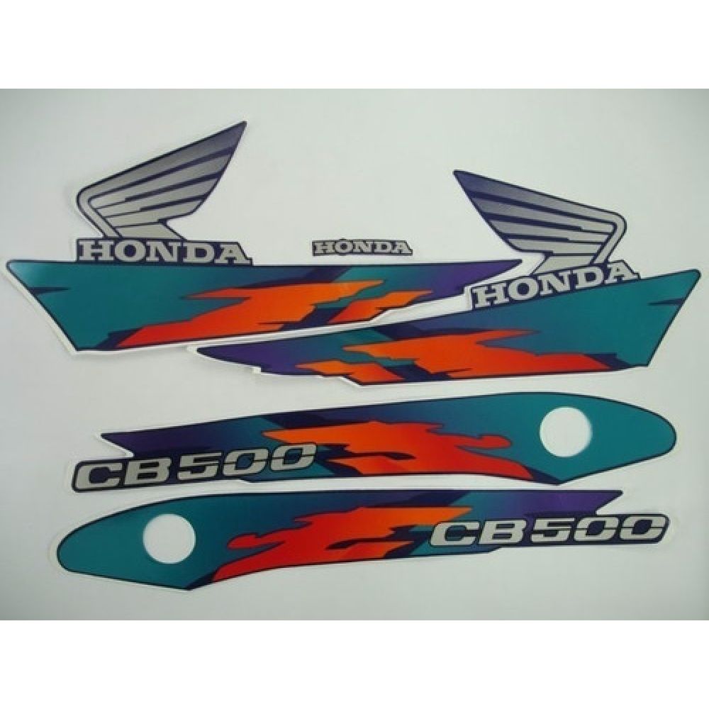Kit Adesivos Faixa Cb 500 Azul 1998 ( Jogo Adesivo )