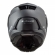 Capacete Moto Articulado Robocop LS2 FF902 Scope Monocolor Titanium Fosco Escamoteável C/ Óculos - Preto Fosco