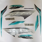 Kit Adesivos Faixas Fazer 250 Flex Branca 2016 Jogo Adesivo