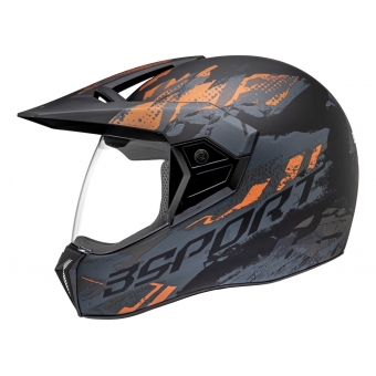 Capacete Moto Bieffe 3 Sport Rusty Cross Trilha C/ Selo Inmetro Masculino Ferminino Lançamento
