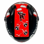 Capacete Moto Esportivo Fechado Ls2 Ff358 Classic Bullet Pixel Pixels Super Mario Preto Vermelho C/ Selo Inmetro
