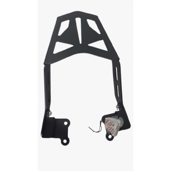 Bagageiro Chapa Moto Cb300 F Twister 2023 2024 2025 Suporte P/ Bau Bauleto Traseiro Fortuna