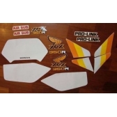 Kit Adesivos Faixa Xlx 350 1987 Preta Jogo Adesivo