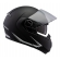 Capacete Moto Robocop Peels Urban U-Rb2 Classic Preto Fosco Escamoteável C/ Oculos Selo Inmetro Lançamento - Preto Fosco