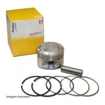 Kit Pistão E Anel Moto Cbx 250 Twister Xr 250 Tornado 0,25