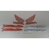 Kit Adesivos Faixa Cbx 250 Twister 04 Vermelha Jogo Adesivo