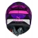 Capacete Moto Feminino Norisk Flow Pulse Roxo Rosa C/ Spoiler + Viseira Extra Lançamento