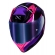 Capacete Moto Feminino Norisk Flow Pulse Roxo Rosa C/ Spoiler + Viseira Extra Lançamento