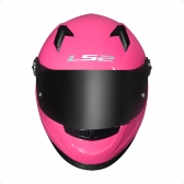 Capacete Moto Feminino Fechado Ls2 Ff358 Classic Monocolor Pink Rosa Penelope C/ Selo Inmetro