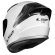 Capacete Moto LS2 FF810 Vigo Monocolor Preto Fosco Verde Militar Branco C/ Spoiler Masculino Feminino Lançamento - Branco