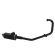 Escapamento Escape Esportivo Fazer 250 Até 2010 F1 Tri Oval Mini ( Curto ) Fortuna - Preto
