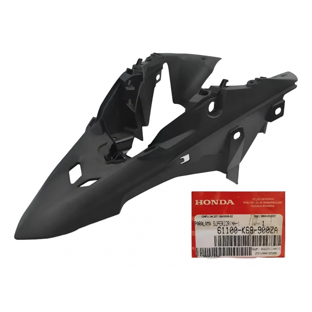 Paralama Bico Superior Dianteiro Moto XRE 190 2016 2017 2018 2019 2020 2021 2022 2023 Original Honda