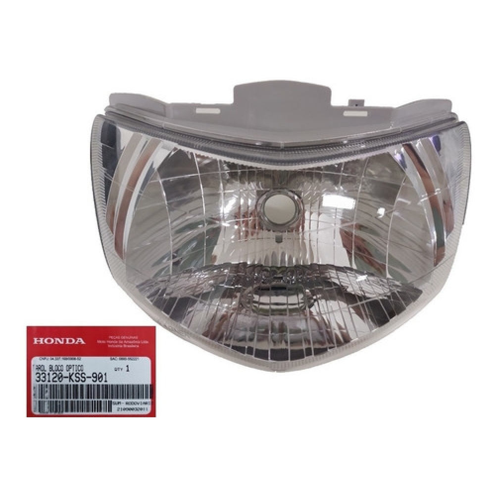 Farol Bloco Optico Ótico Biz 125 2006 2007 2008 2009 2010 Original Honda