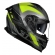 Capacete Moto Esportivo Fechado Norisk Strada 2 St Titanio Preto Amarelo C/ Óculos Interno Lançamento