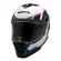 Capacete Moto Bieffe B-Trail Big Trail Bmw Delux Cross Azul Branco Vermelho C/ Óculos Sol Lançamento